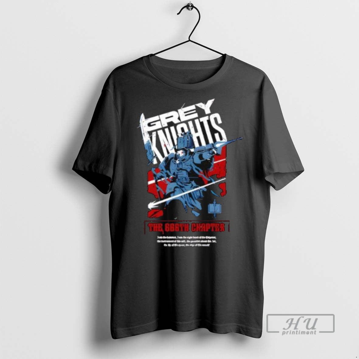 Officials Grey Knights The 666th Chapter T Shirt Unisex T-shirt, Sweatshirt, Hoodie, Long Sleeve Tee - T-Shirt, Sweatshirt, Hoodie
