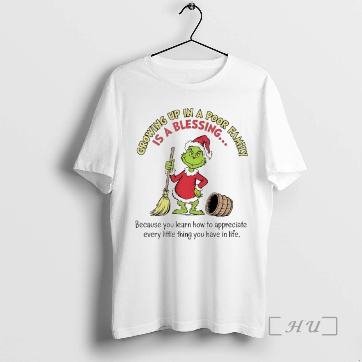 Officials Grinch Xmas Blessing Because You Learn How To Appreciate Every Little Thing You Have - T-Shirt, Sweatshirt, Hoodie