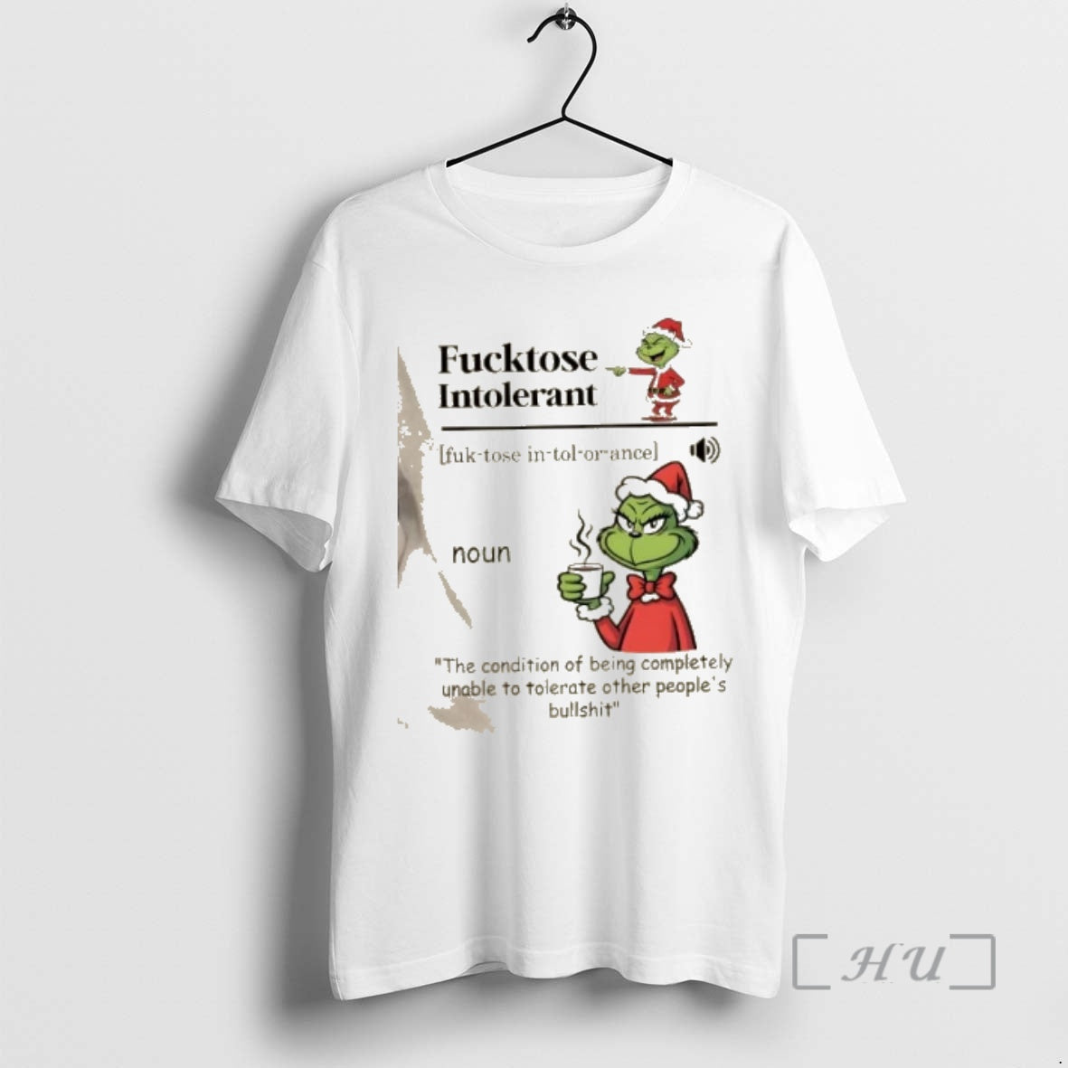 Officials Grinch Fucktose Intolerant Christmas - T-Shirt, Sweatshirt, Hoodie