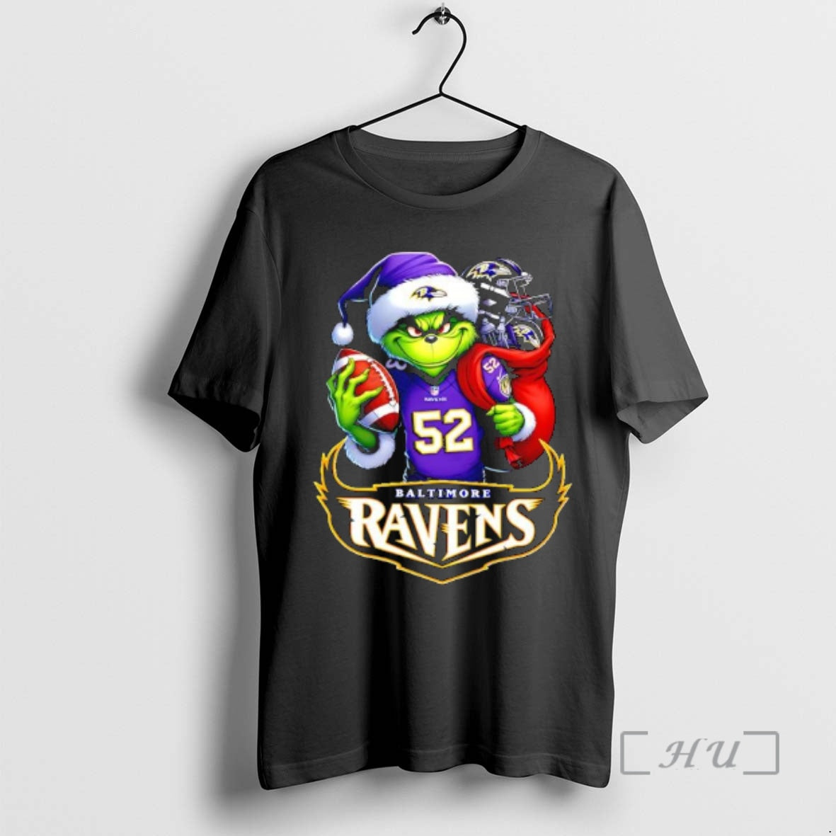 Officials Grinch Holding Baltimore Ravens Grinchmas - T-Shirt, Sweatshirt, Hoodie