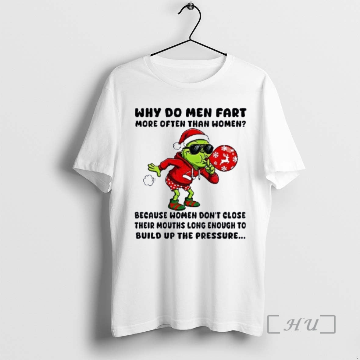 Officials Grinch Ssanta Why Do Men Fart More Often Than Women Merry Christmas Premium - T-Shirt, Sweatshirt, Hoodie