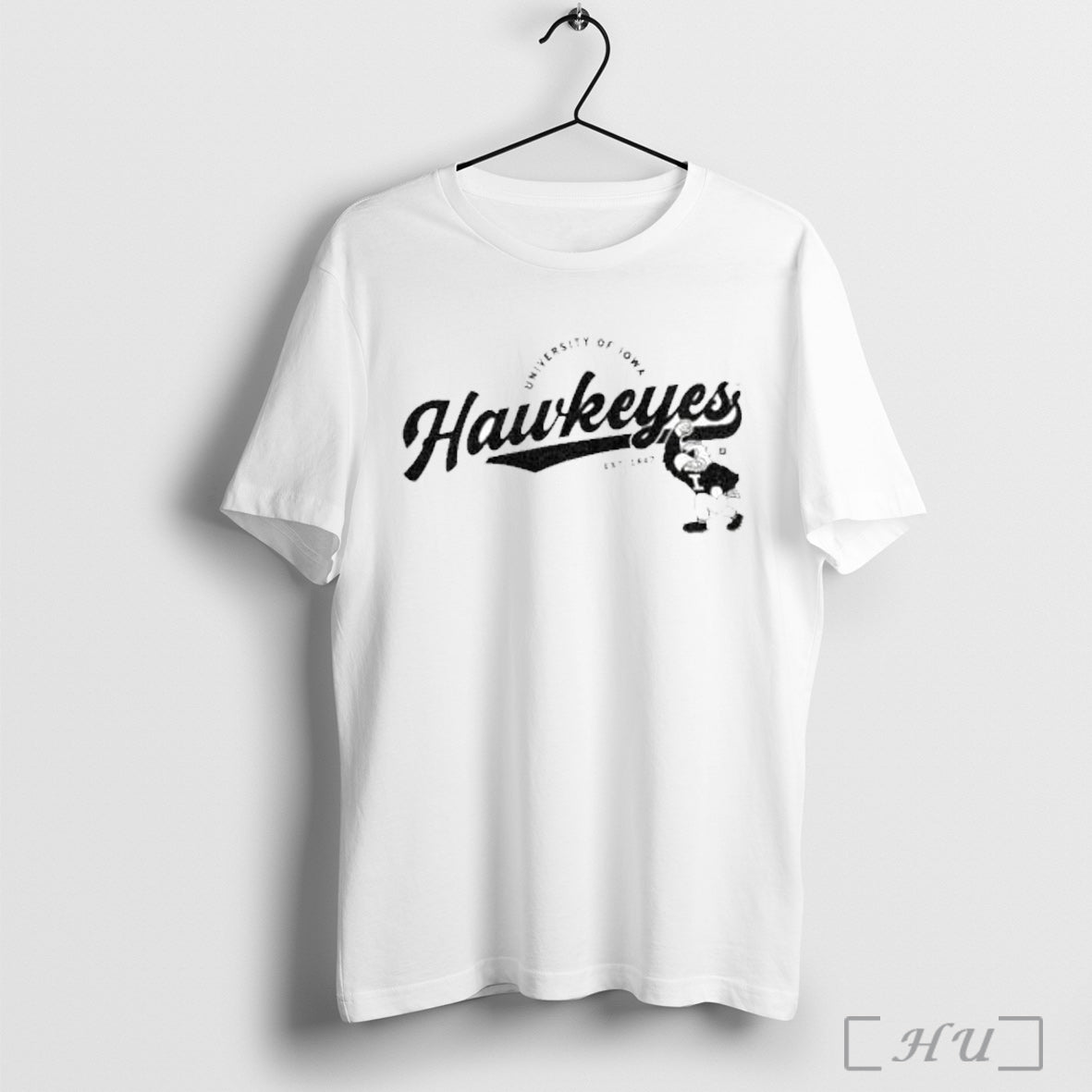 Officials Hawkeyes Script Logo Heavyweight T Shirt Unisex T-shirt, Sweatshirt, Hoodie, Long Sleeve Tee - T-Shirt, Sweatshirt, Hoodie