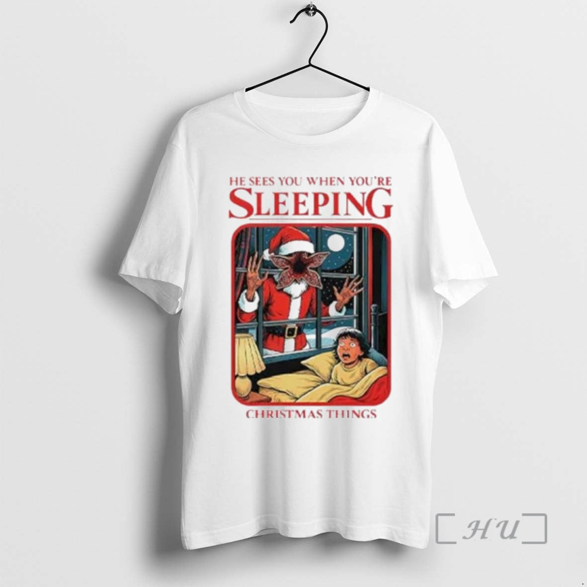 Officials He Sees You When Youre Sleeping Christmas Things Ornaments - T-Shirt, Sweatshirt, Hoodie
