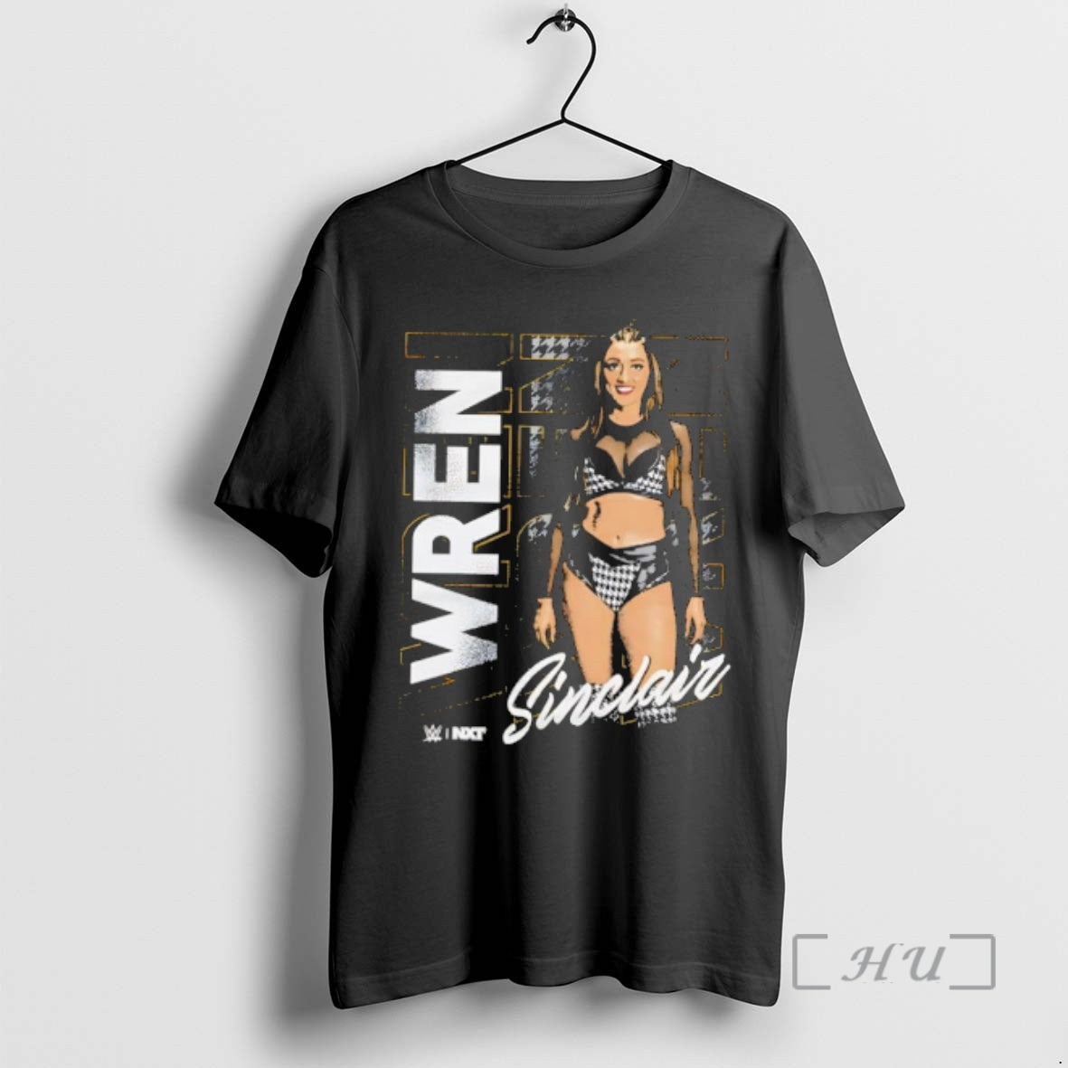 Officials Heather Black Wren Sinclair Vertical Name Retro - T-Shirt, Sweatshirt, Hoodie