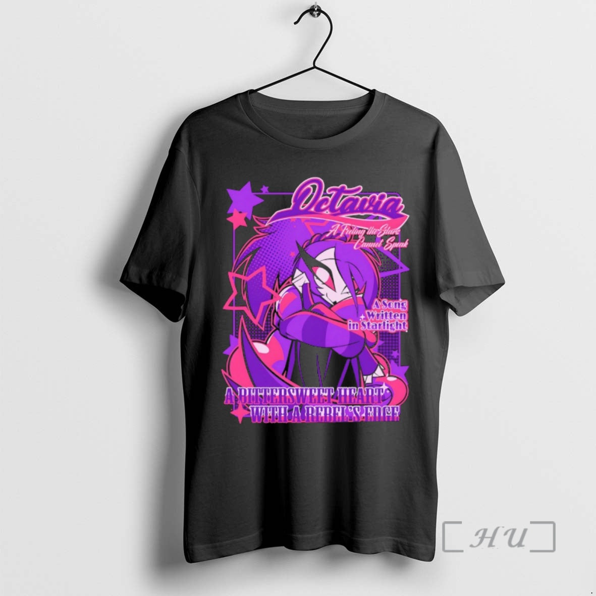 Officials Helluva Boss Octavia A Song Written In Starlight Unisex T-shirt, Sweatshirt, Hoodie, Long Sleeve Tee - T-Shirt, Sweatshirt, Hoodie