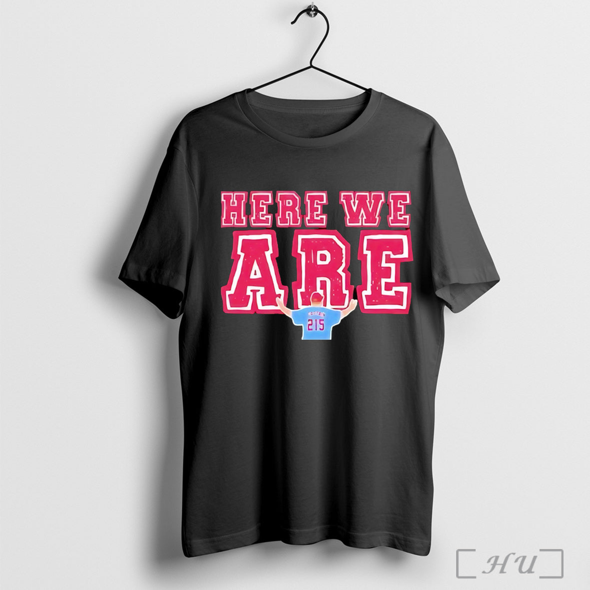 Officials Here We Are 215 Philadelphia Phillies T Shirt Unisex T-shirt, Sweatshirt, Hoodie, Long Sleeve Tee - T-Shirt, Sweatshirt, Hoodie