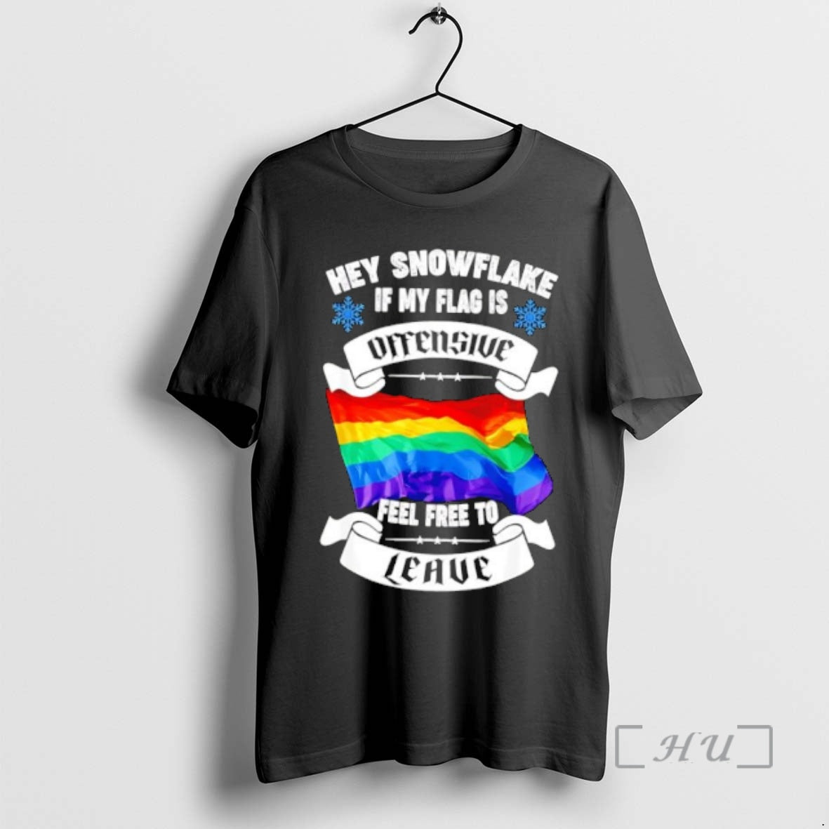Officials Hey Snowflake If My Flag Is Offensive Feel Free To Leave Premium T Shirts - T-Shirt, Sweatshirt, Hoodie