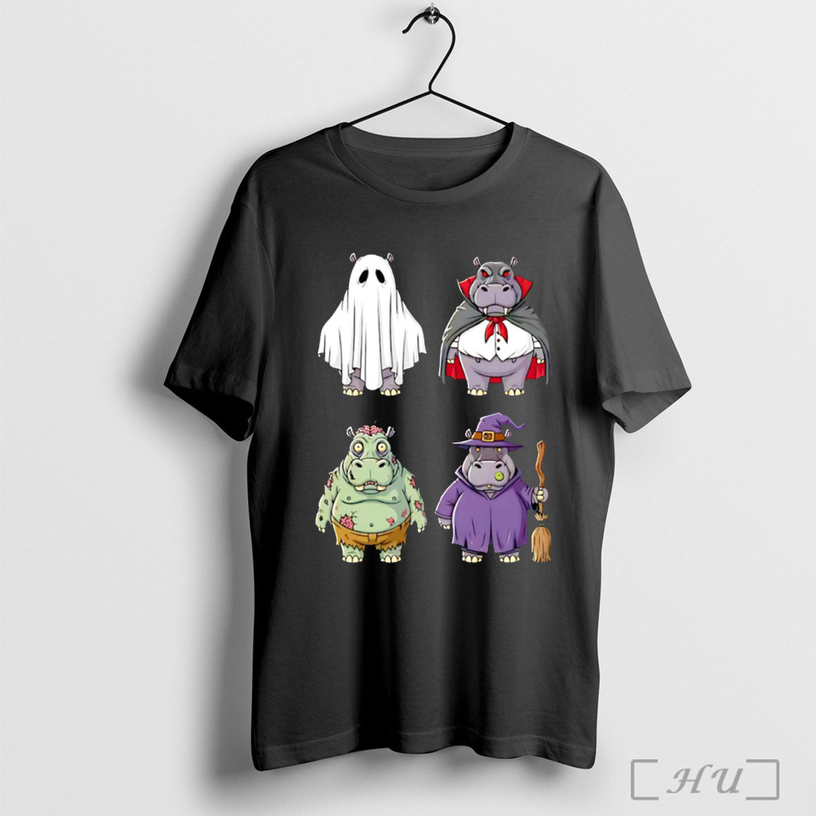 Officials Hippo Halloween T Shirt Unisex T-shirt, Sweatshirt, Hoodie, Long Sleeve Tee - T-Shirt, Sweatshirt, Hoodie