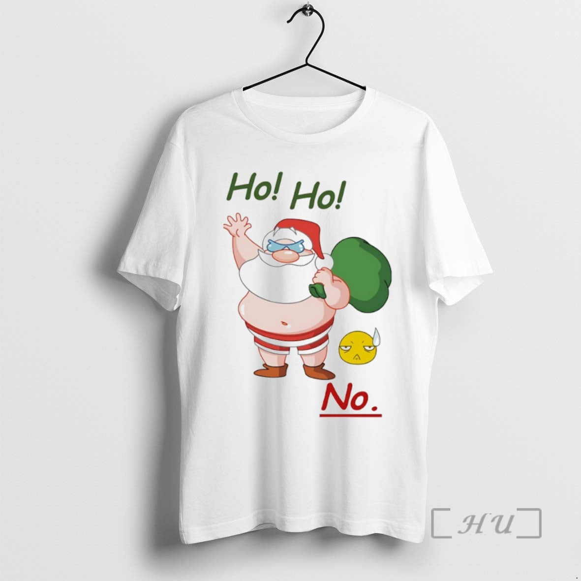 Officials Ho Ho No Santa Christmas Circle - T-Shirt, Sweatshirt, Hoodie