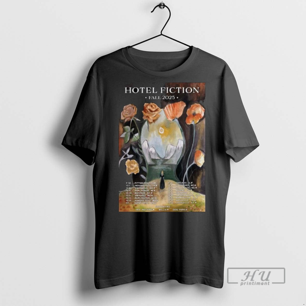 Officials Hotel Fiction 2025 Fall Tour Long Sleve T Shirt Unisex T-shirt, Sweatshirt, Hoodie, Long Sleeve Tee - T-Shirt, Sweatshirt, Hoodie