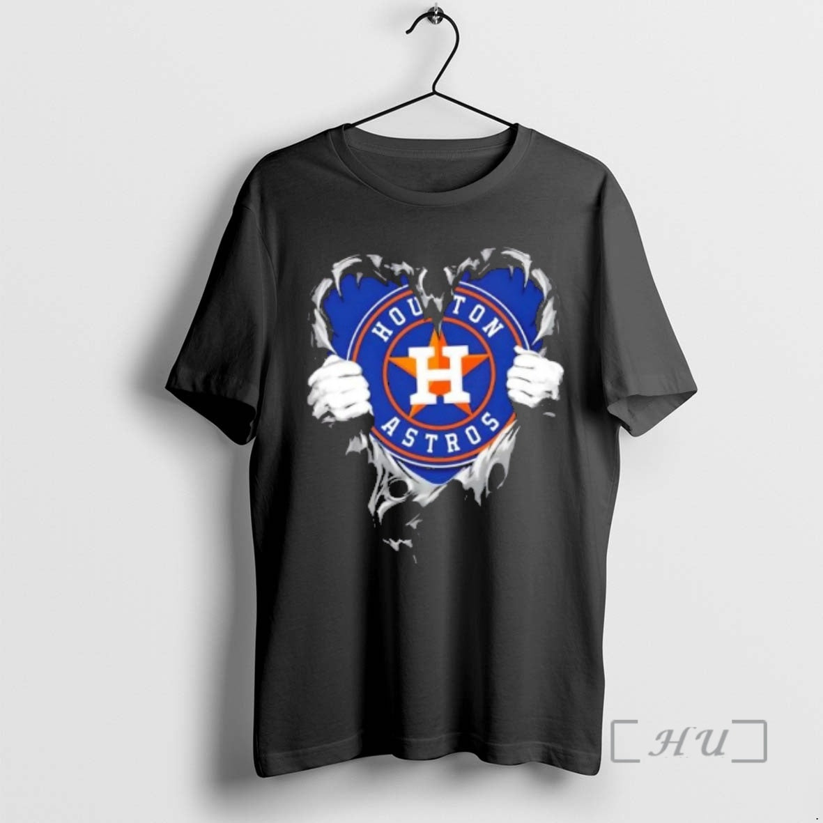 Officials Houston Astros Rip The Chest Forever In My Heart - T-Shirt, Sweatshirt, Hoodie