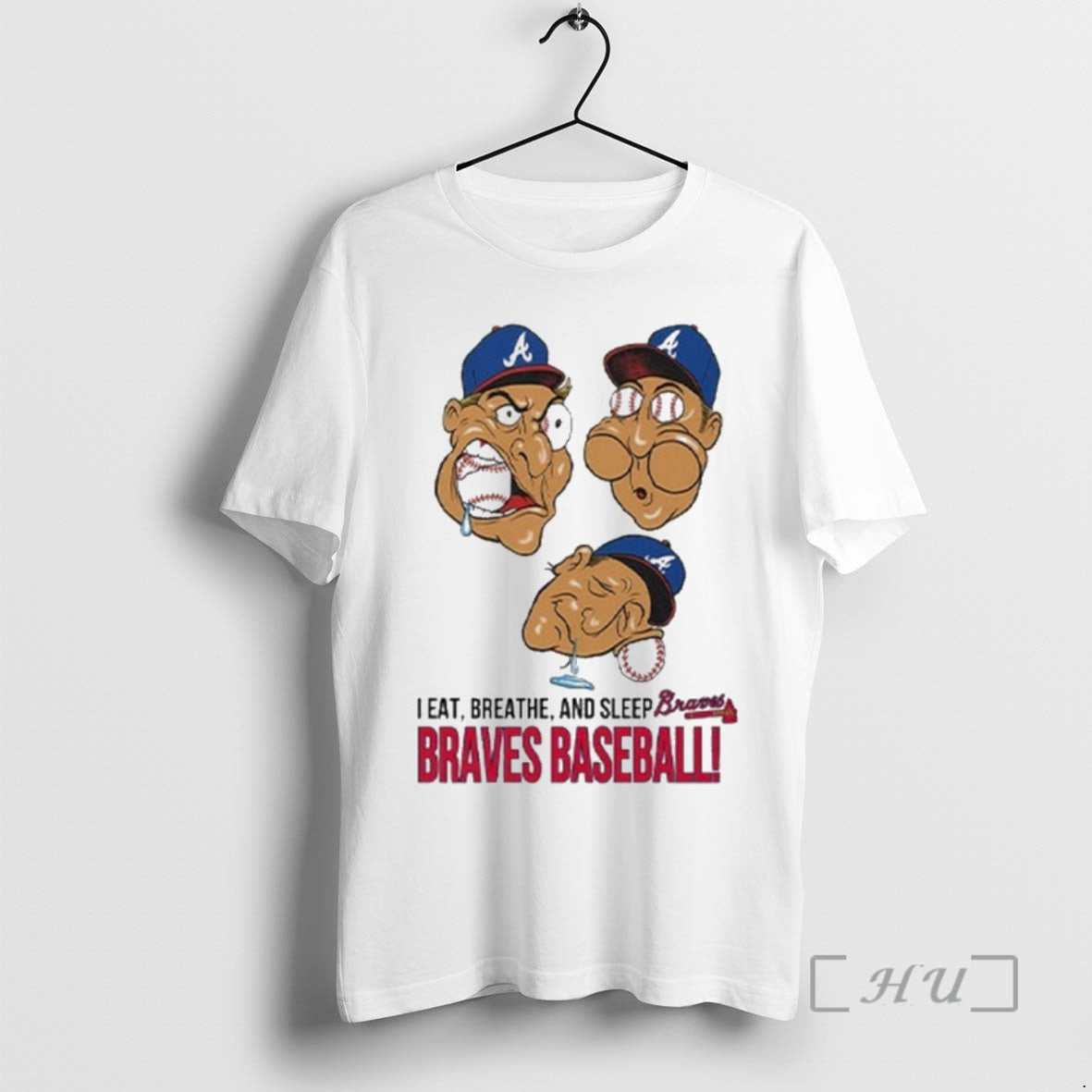 Officials I Eat Breathe And Sleep Braves Baseball - T-Shirt, Sweatshirt, Hoodie