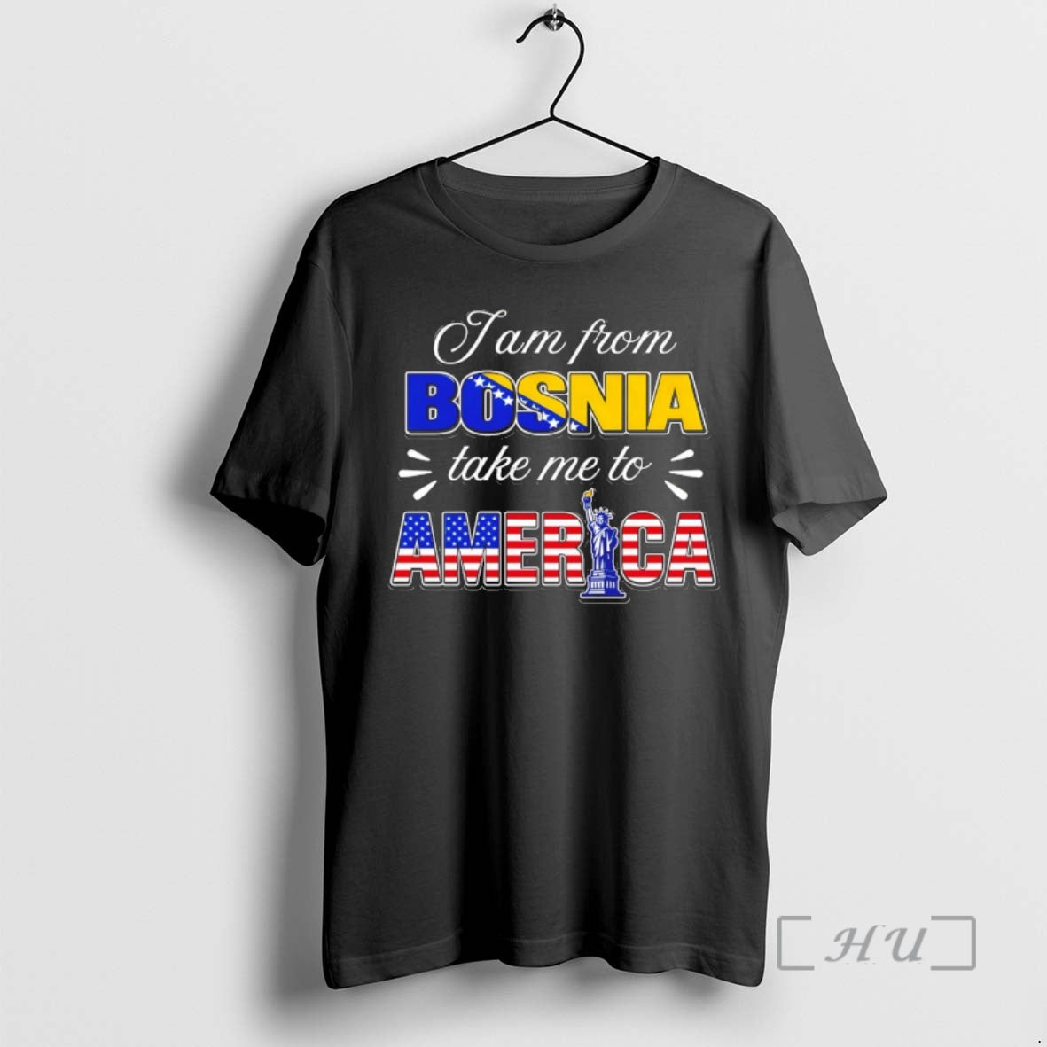 Officials I Am From Bosnia Take Me To American Flag Unisex T-shirt, Sweatshirt, Hoodie, Long Sleeve Tee - T-Shirt, Sweatshirt, Hoodie