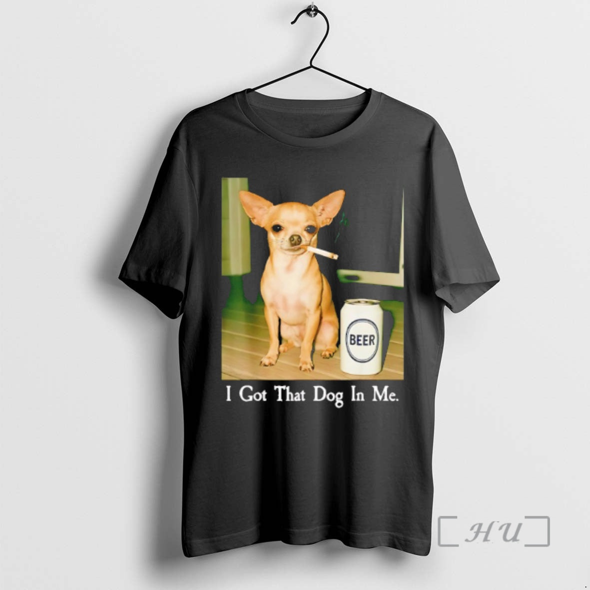 Officials I Got That Dog In Me Chihuahua Smoking Beer Meme Premium T Shirts Sweater - T-Shirt, Sweatshirt, Hoodie