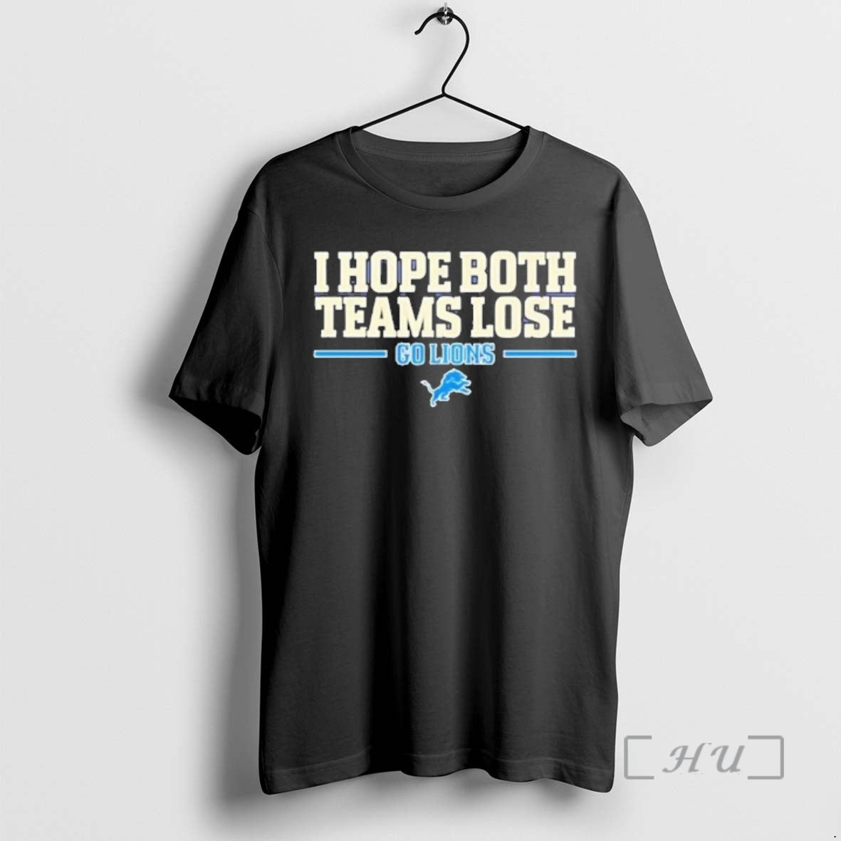 Officials I Hope Both Teams Lose Go Detroit Lions Logo - T-Shirt, Sweatshirt, Hoodie