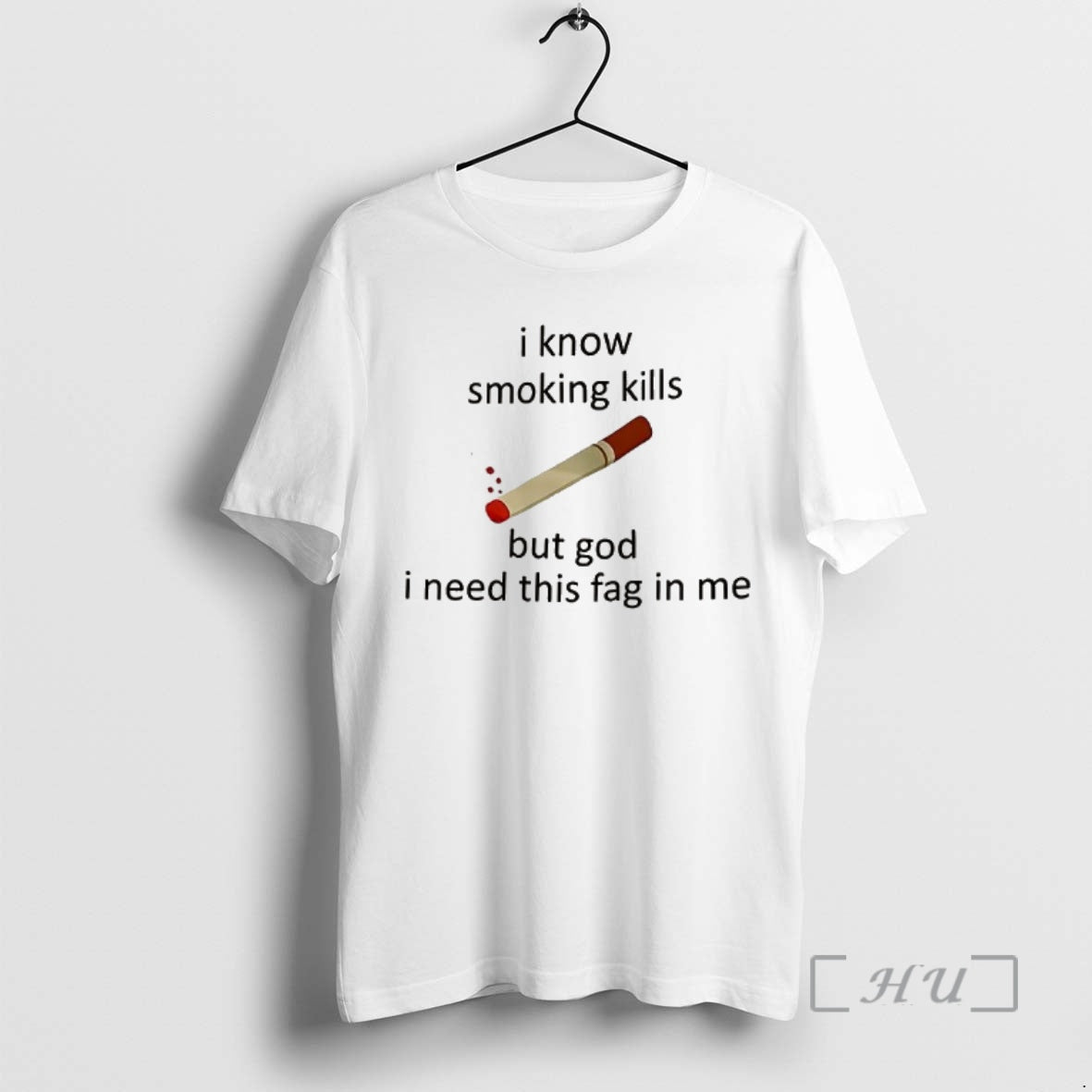 Officials I Know Smoking Kills But God I Need This Flag In Me Premium - T-Shirt, Sweatshirt, Hoodie