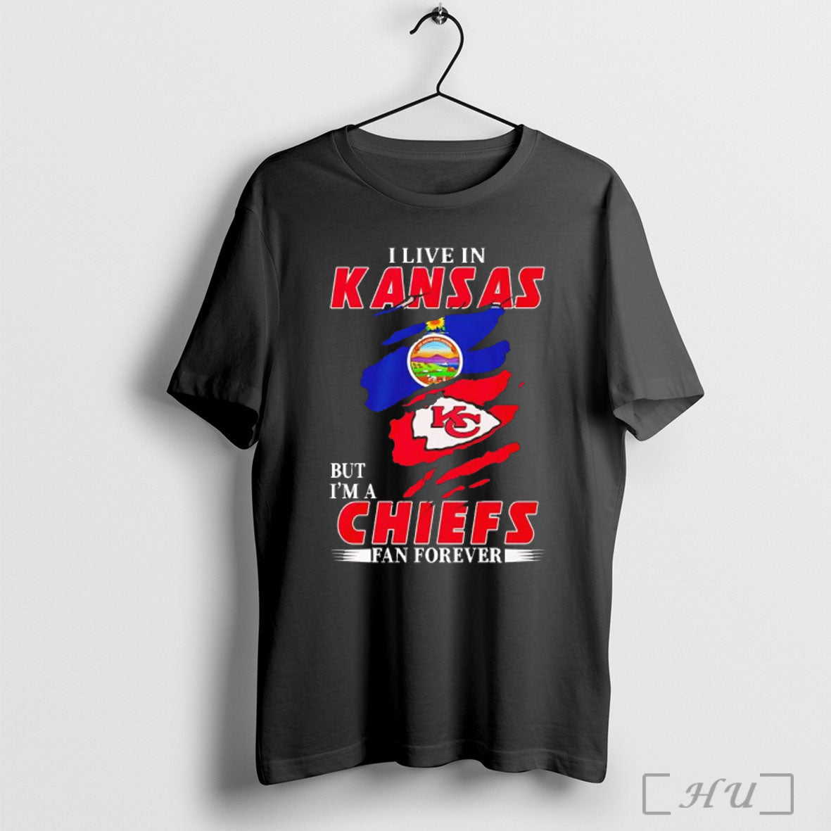 Officials I Live In Kansas And Im A Chiefs Fan Forever Inside Me Unisex T-shirt, Sweatshirt, Hoodie, Long Sleeve Tee - T-Shirt, Sweatshirt, Hoodie