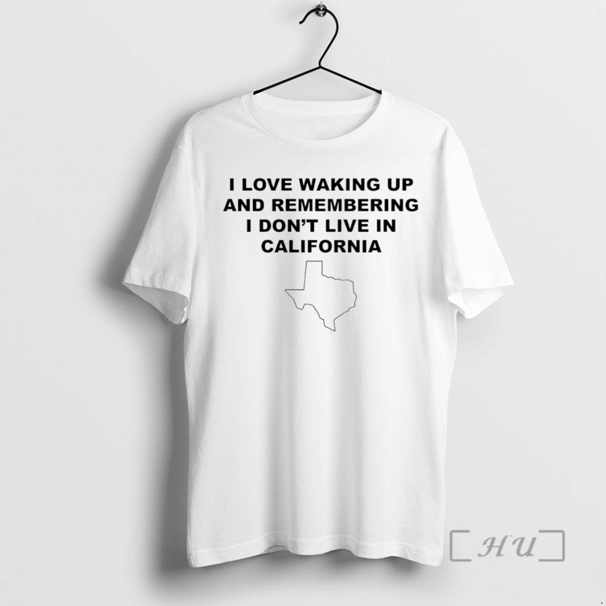 Officials I Love Waking Up And Remembering I Dont Live In California Circle Premium - T-Shirt, Sweatshirt, Hoodie