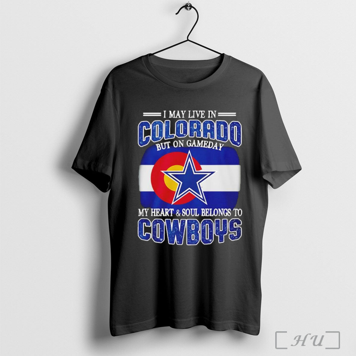 Officials I May Live In Colorado But On Gameday My Heart And Soul Belongs To Unisex T-shirt, Sweatshirt, Hoodie, Long Sleeve Tee - T-Shirt, Sweatshirt, Hoodie