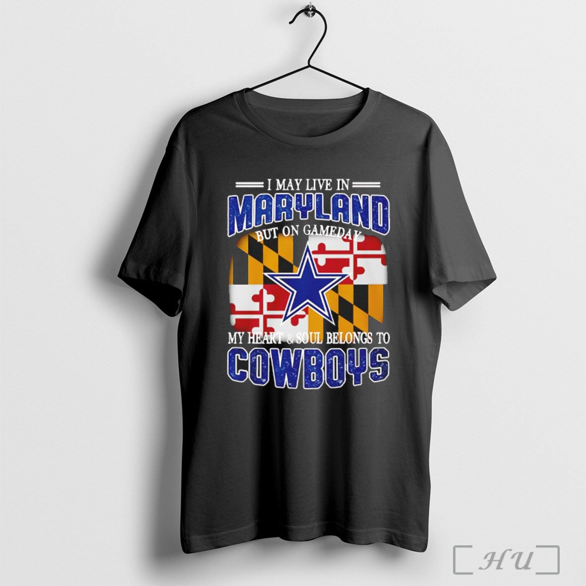 Officials I May Live In Maryland But On Gameday My Heart And Soul Belongs To Unisex T-shirt, Sweatshirt, Hoodie, Long Sleeve Tee - T-Shirt, Sweatshirt, Hoodie