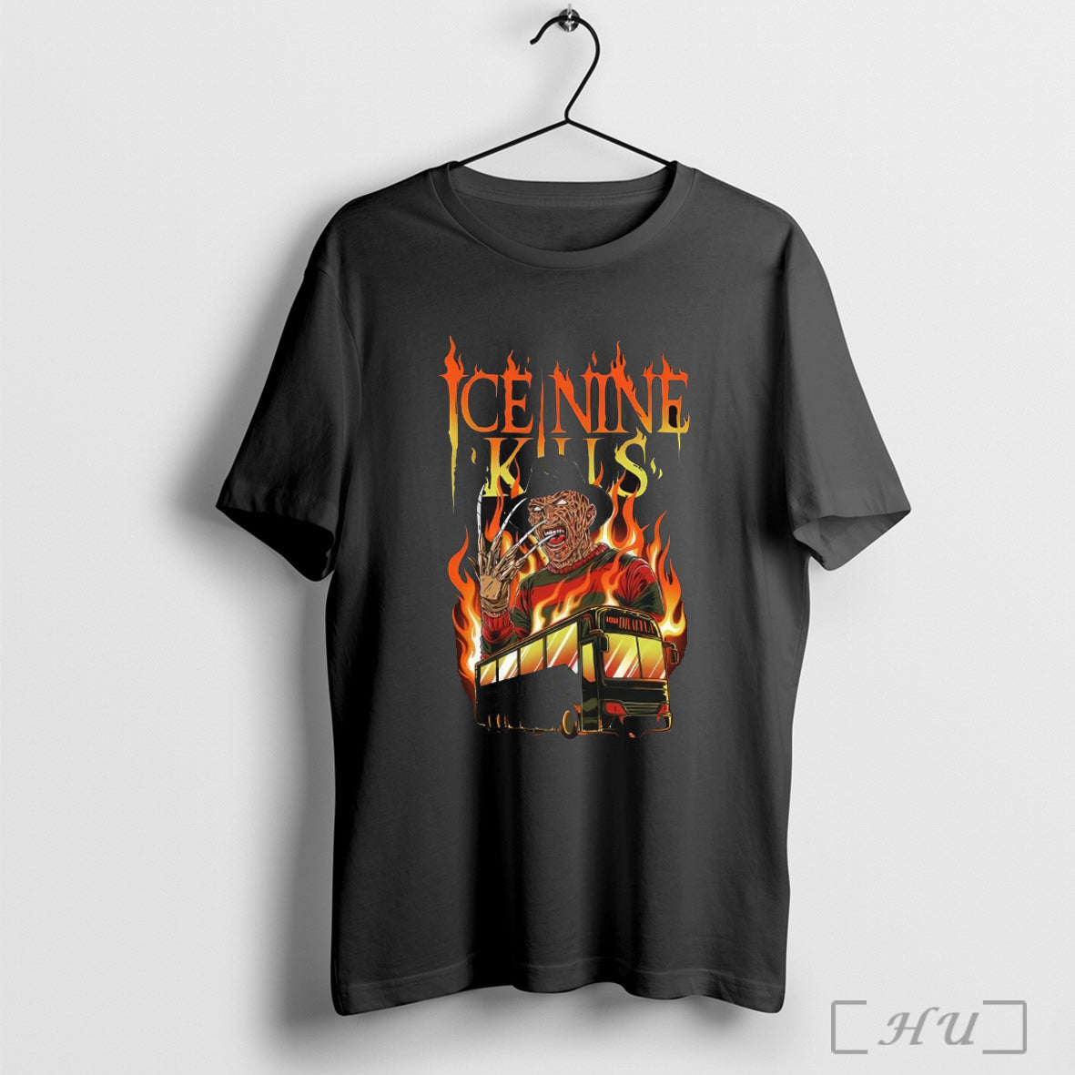Officials Ice Nine Kills Freddy Krueger Kim Dracula Halloween 2025 T Shirt Unisex T-shirt, Sweatshirt, Hoodie, Long Sleeve Tee - T-Shirt, Sweatshirt, Hoodie