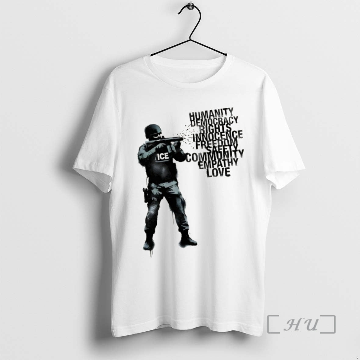 Officials Ice Political Humanity Democracy Rights Innocence Freedom Safety - T-Shirt, Sweatshirt, Hoodie