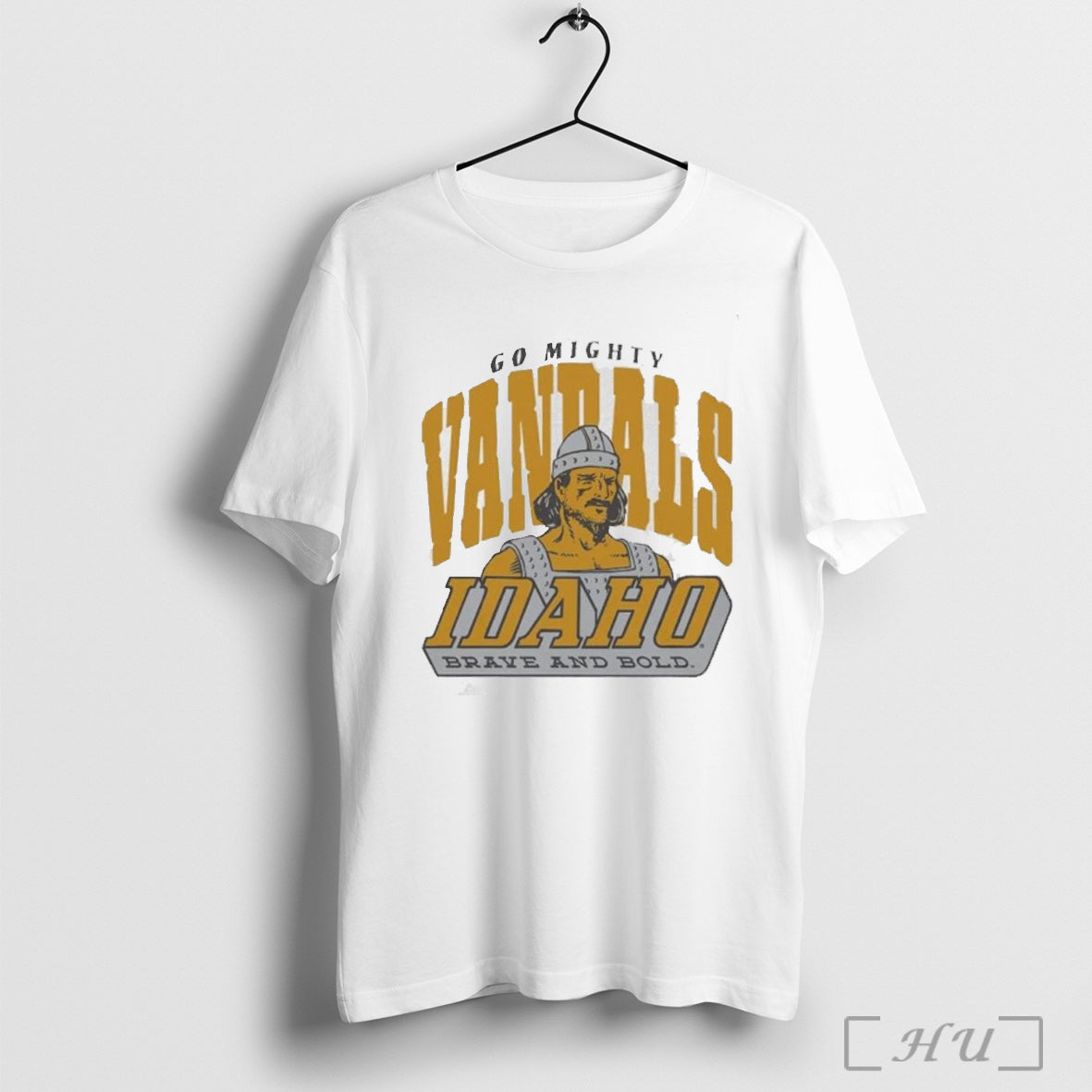 Officials Idaho Mighty Vandals Brave And Bold Go Mighty Logo T Shirt Unisex T-shirt, Sweatshirt, Hoodie, Long Sleeve Tee - T-Shirt, Sweatshirt, Hoodie