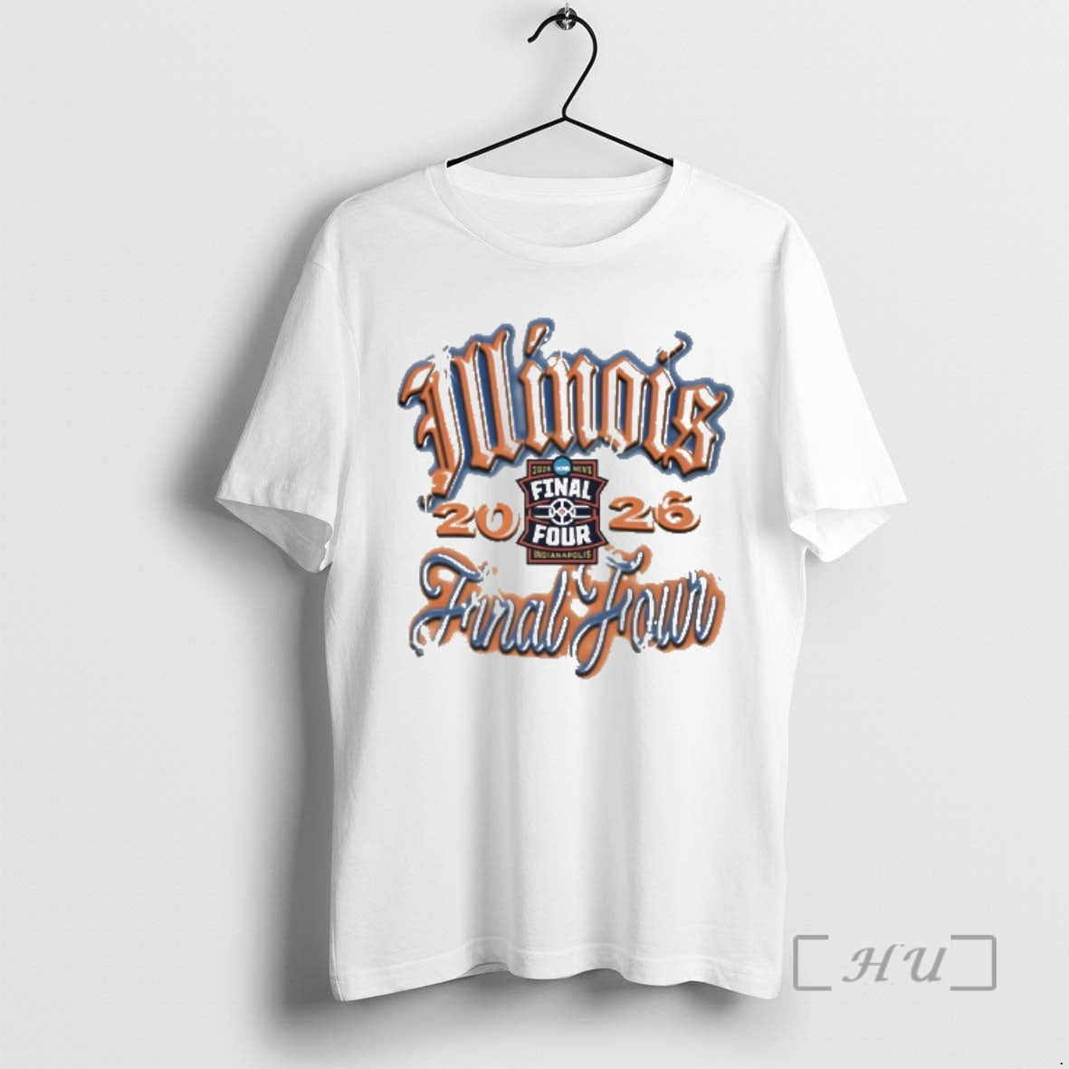 Officials Illinois Mens Basketball 2026 Final Four 90s Airbrush Unisex T-shirt, Sweatshirt, Hoodie, Long Sleeve Tee - T-Shirt, Sweatshirt, Hoodie