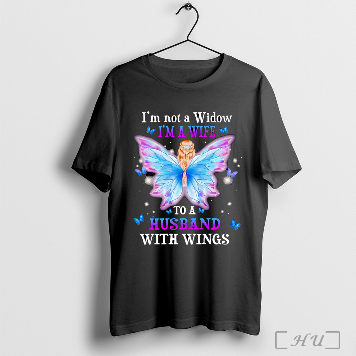 Officials Im Not A Window Im A Wife To A Husband With Wings Unisex T-shirt, Sweatshirt, Hoodie, Long Sleeve Tee - T-Shirt, Sweatshirt, Hoodie