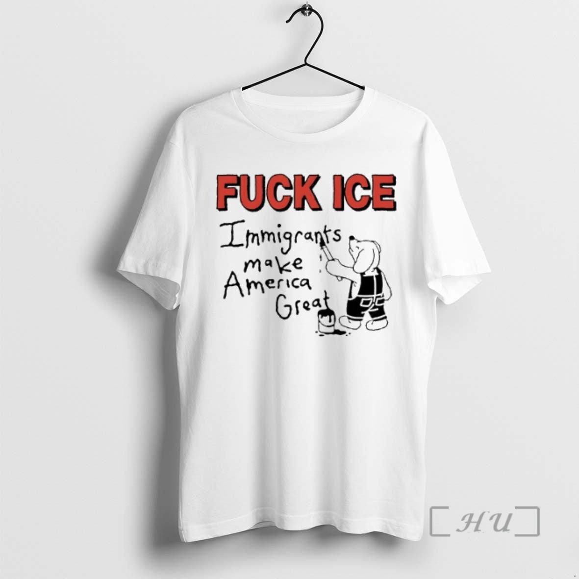 Officials Immigrants Make America Great Fuck Ice - T-Shirt, Sweatshirt, Hoodie
