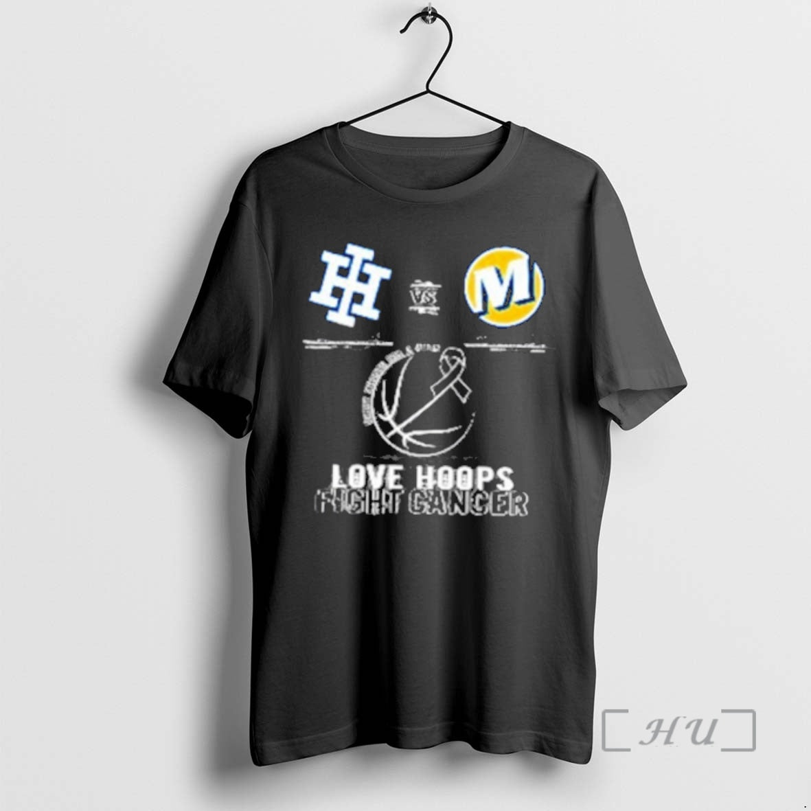 Officials Indian Hill Vs Mariemont Warriors 2026 Love Hoops Fight Cancer Premium T Shirts Sweater - T-Shirt, Sweatshirt, Hoodie