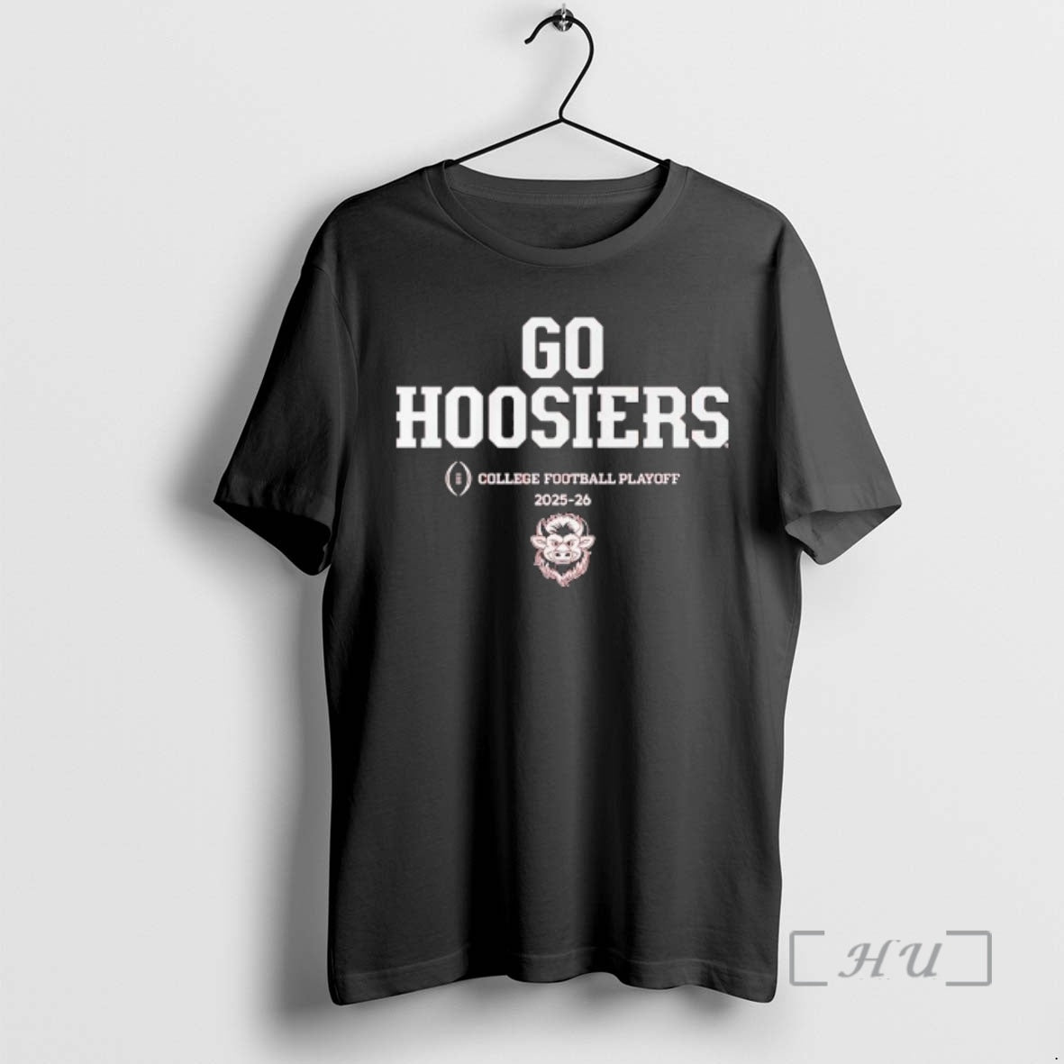 Officials Indiana Football Go Hoosiers 2025 Cfp Team Slogan - T-Shirt, Sweatshirt, Hoodie