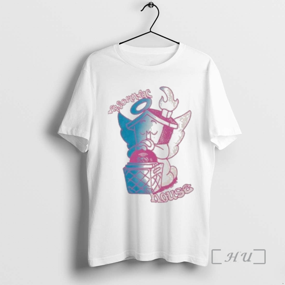 Officials Insomniac House Angel Circle White - T-Shirt, Sweatshirt, Hoodie