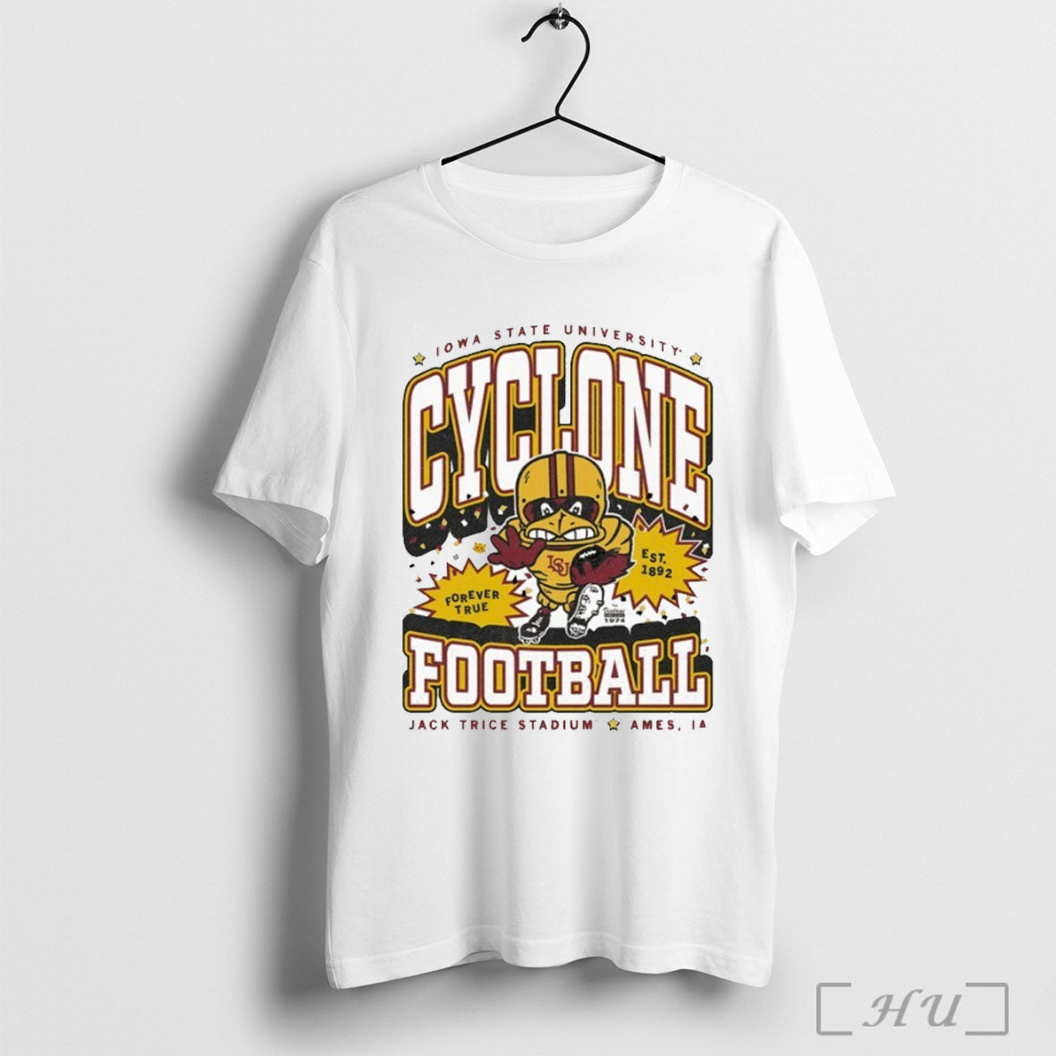 Officials Iowa Cyclone Jack Trice Stadium Ames Ia Forever True Est 1892 Mascot Unisex T-shirt, Sweatshirt, Hoodie, Long Sleeve Tee - T-Shirt, Sweatshirt, Hoodie