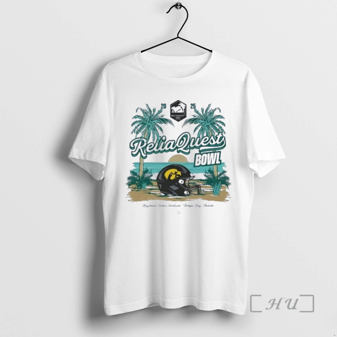 Officials Iowa Hawkeyes 2025 Reliaquest Bowl Beach Helmet - T-Shirt, Sweatshirt, Hoodie