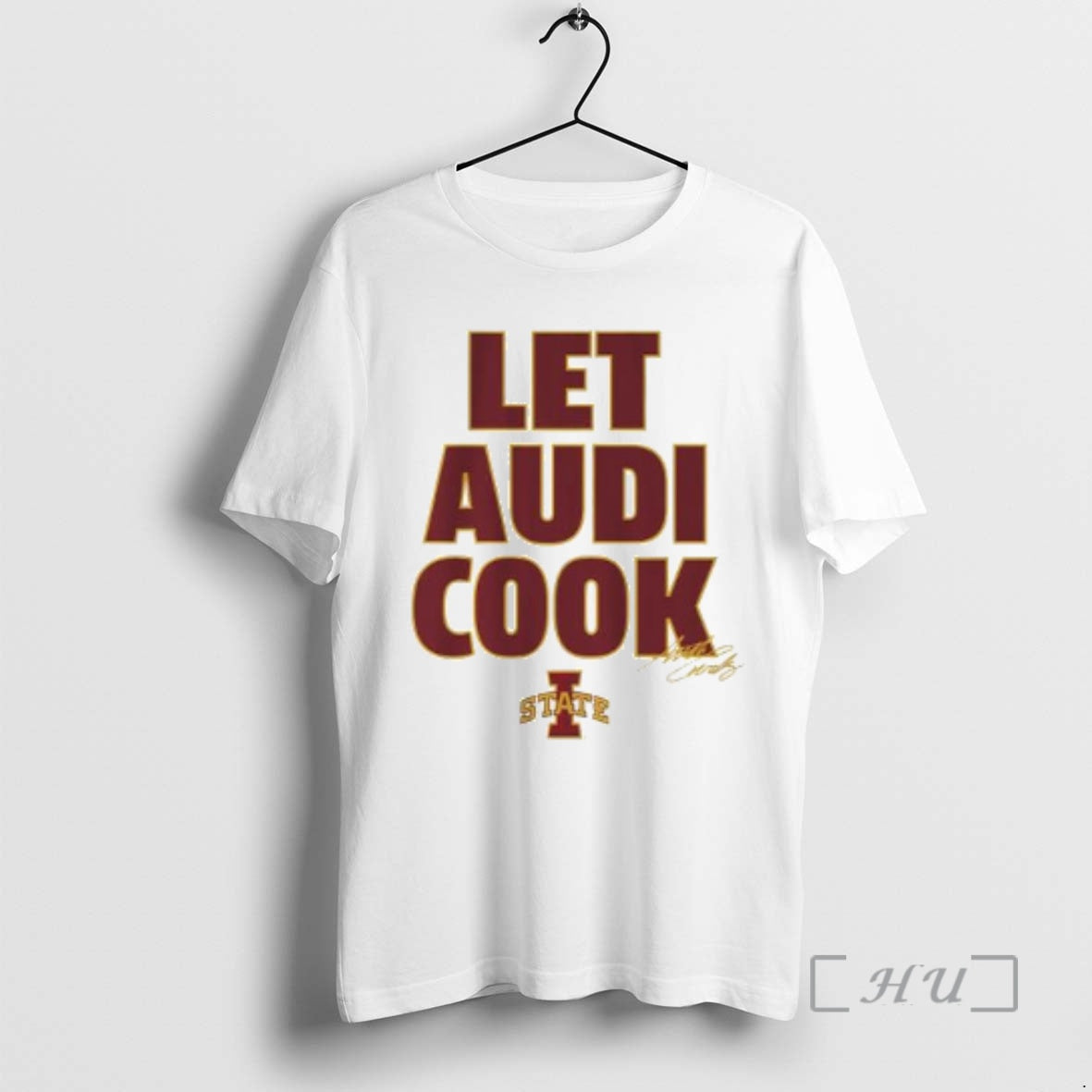 Officials Iowa State Basketball Audi Crooks Let Audi Cook Circle White Premium T Shirts Sweater - T-Shirt, Sweatshirt, Hoodie