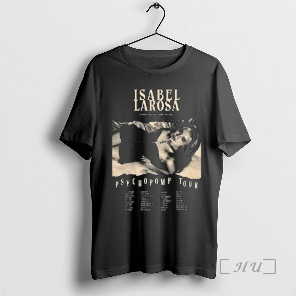 Officials Isabel Larosa Psychopomp Live Tour 2026 Circle Black - T-Shirt, Sweatshirt, Hoodie