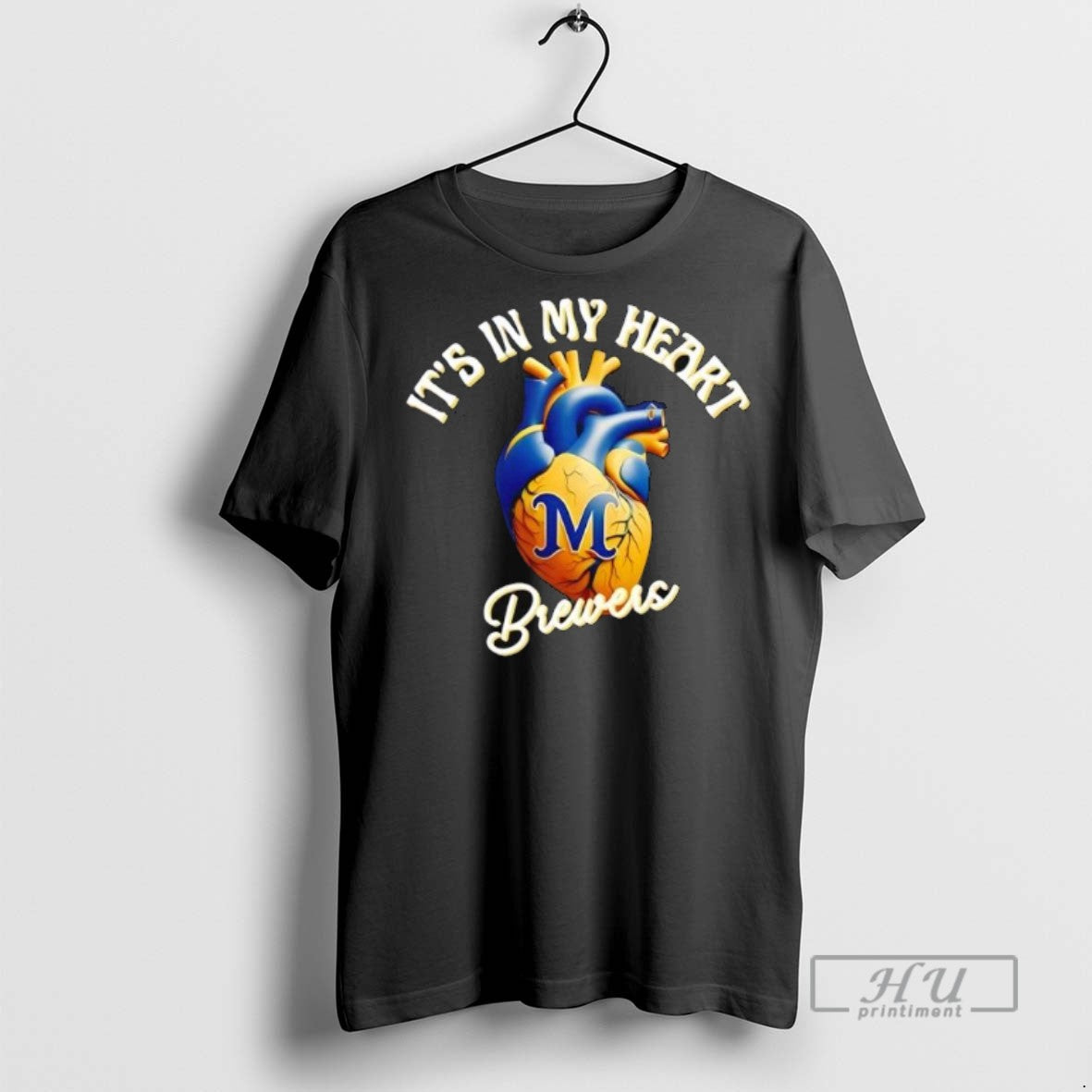 Officials Its In My Heart Milwaukee Brewers T Shirt Unisex T-shirt, Sweatshirt, Hoodie, Long Sleeve Tee - T-Shirt, Sweatshirt, Hoodie