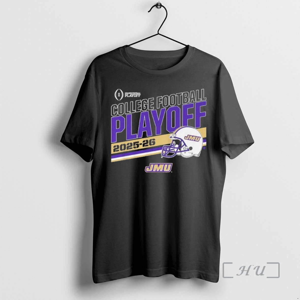 Officials Jmu Football 2025 Cfp Stripe - T-Shirt, Sweatshirt, Hoodie