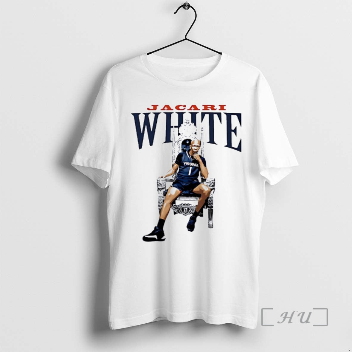 Officials Jacari White 6 Of Virginia Cavaliers Mens Basketball Illustrated - T-Shirt, Sweatshirt, Hoodie