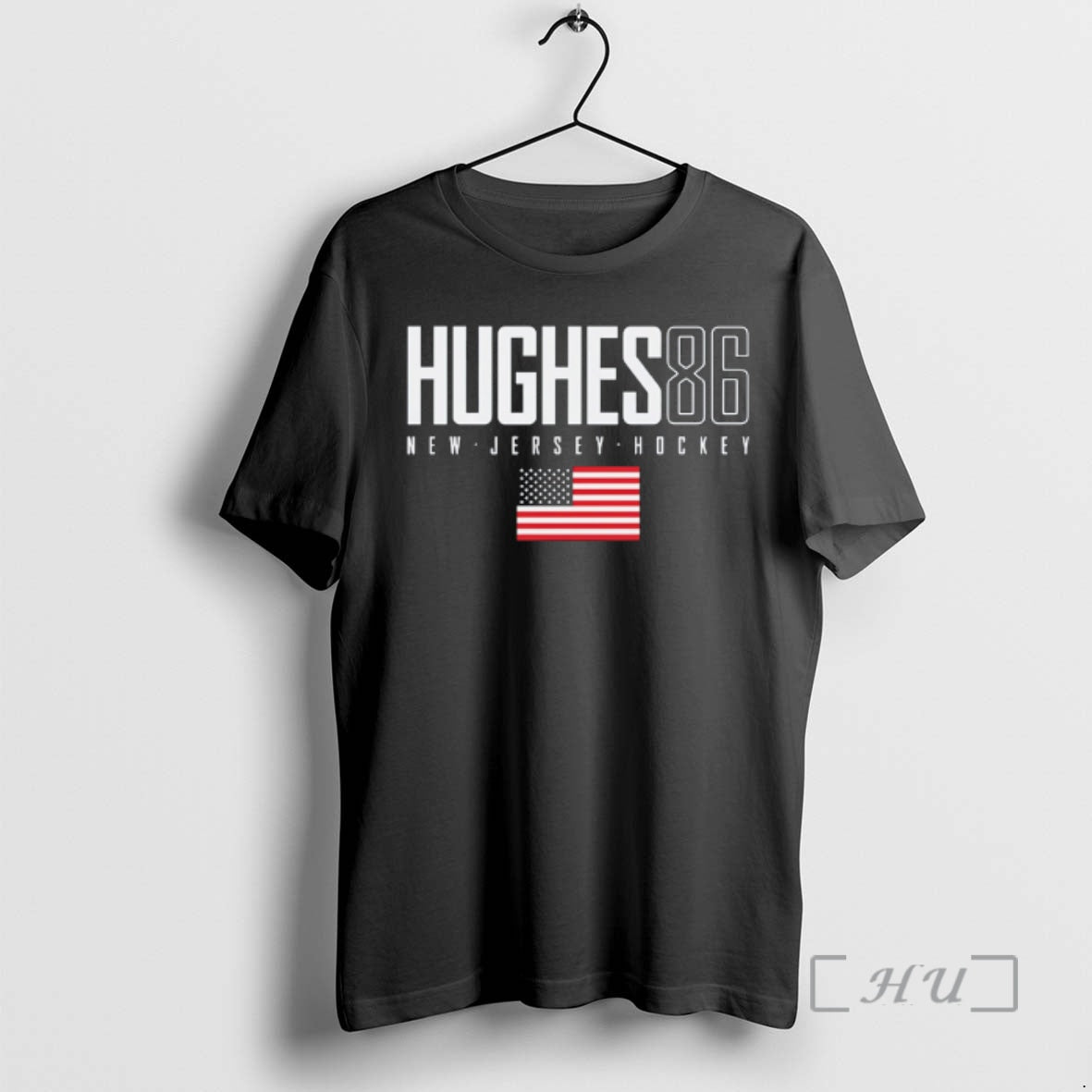 Officials Jack Hughes New Jersey Usa Elite Number And Name sports jersey product view 1