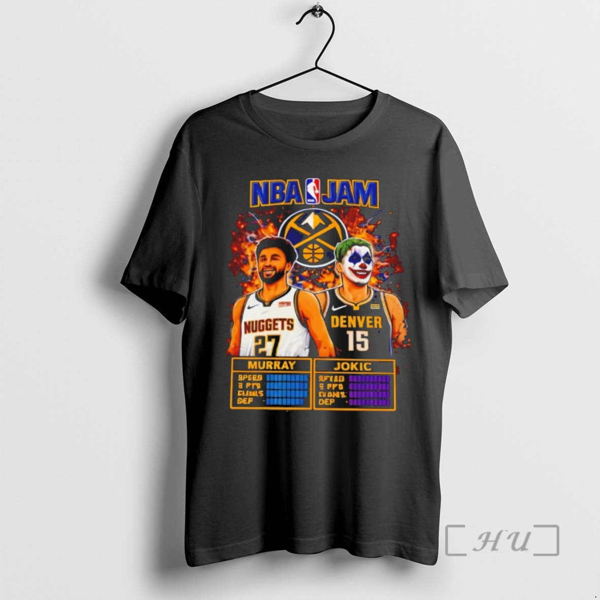 Officials Jamal Murray And Nikola Jokic Denver Nuggets Nba Jam Basketball Premium T Shirts Sweater - T-Shirt, Sweatshirt, Hoodie