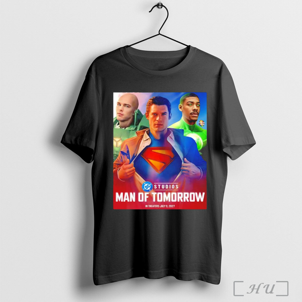 Officials James Gunn Superman And Lex Luthor Man Of Tomorrow Dc Universe T Shirt Black Unisex T-shirt, Sweatshirt, Hoodie, Long Sleeve Tee - T-Shirt, Sweatshirt, Hoodie