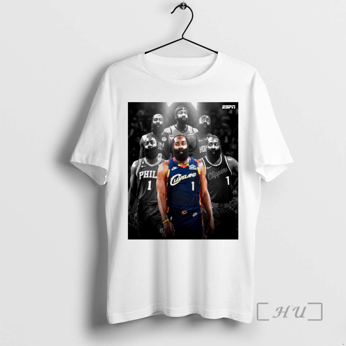 Officials James Harden Cleveland Cavalier Sixth Team In His Nba Career Premium T Shirts Sweater - T-Shirt, Sweatshirt, Hoodie