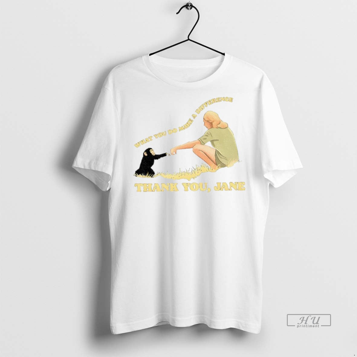 Officials Jane Goodall Thank You Jane What You Do Makes A Difference T Shirt Sweater Unisex T-shirt, Sweatshirt, Hoodie, Long Sleeve Tee - T-Shirt, Sweatshirt, Hoodie
