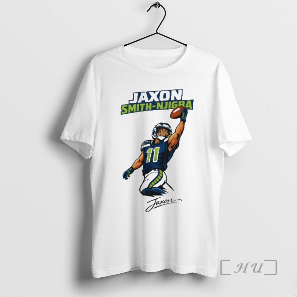 Officials Jaxon Smith Njigba Seattle Football Vector - T-Shirt, Sweatshirt, Hoodie