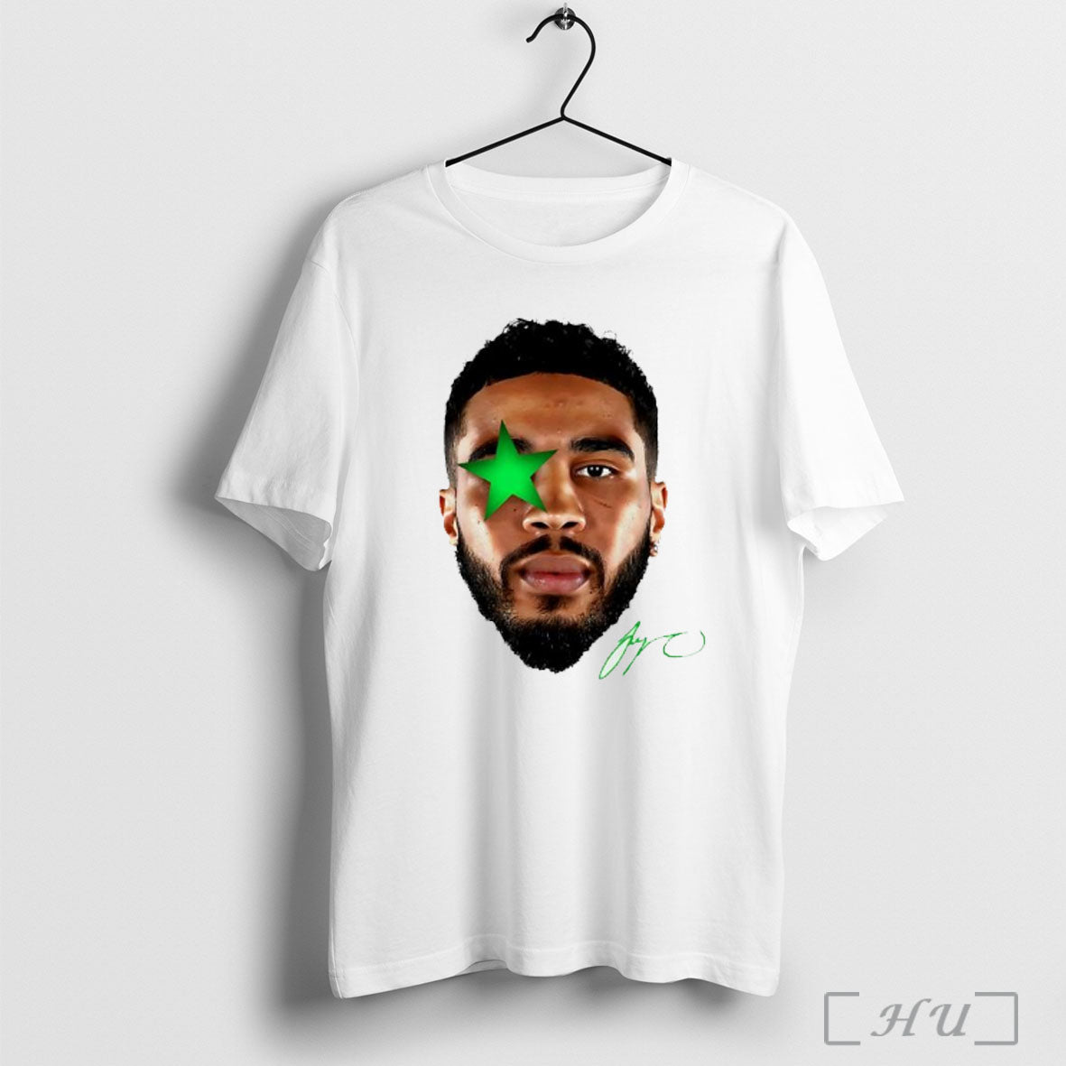 Officials Jayson Tatum Boston Celtics Star Big Head Signature T Shirt Unisex T-shirt, Sweatshirt, Hoodie, Long Sleeve Tee - T-Shirt, Sweatshirt, Hoodie