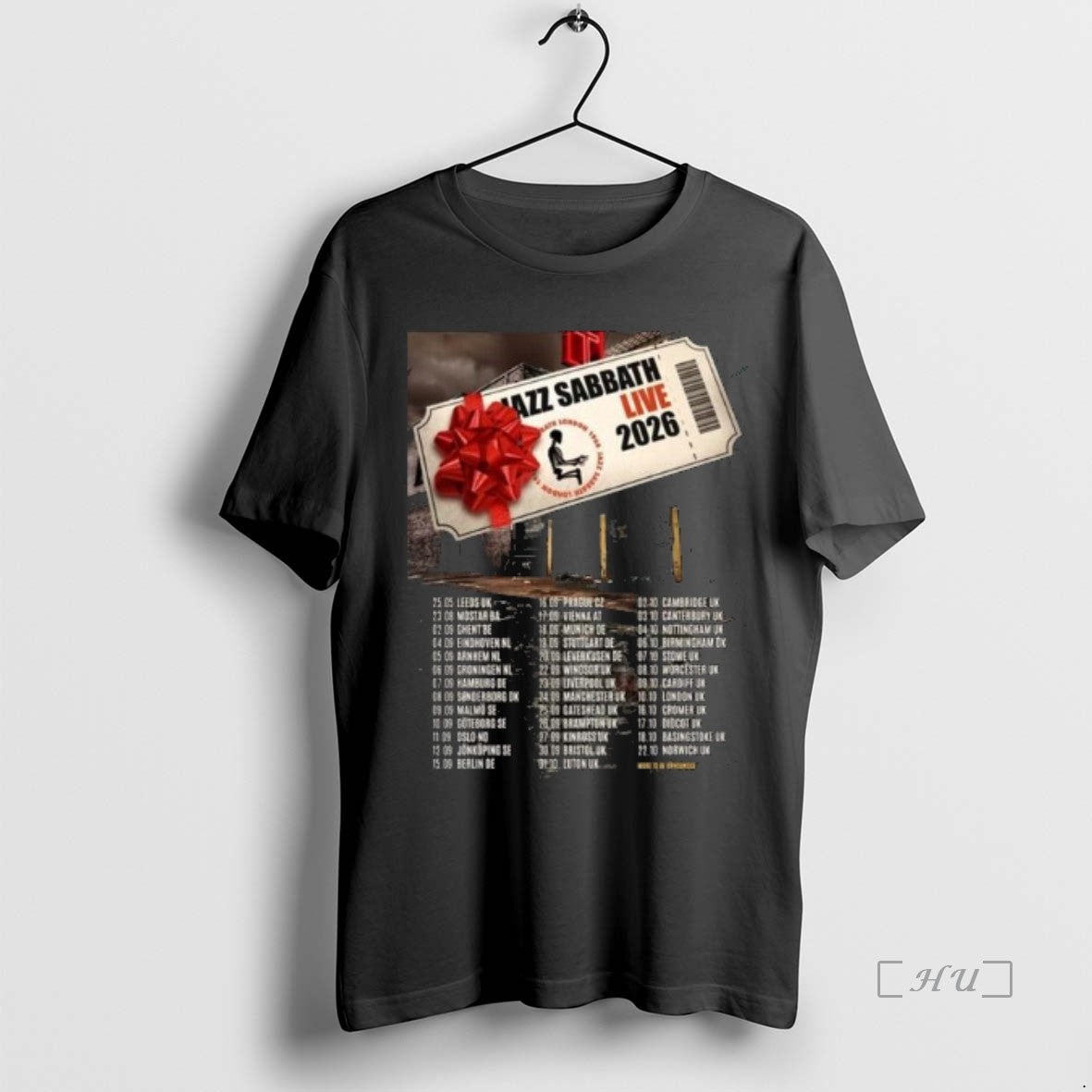 Officials Jazz Sabbath Live 2026 Uk And Europe Schedule Dates Long Sleve Premium T Shirts - T-Shirt, Sweatshirt, Hoodie