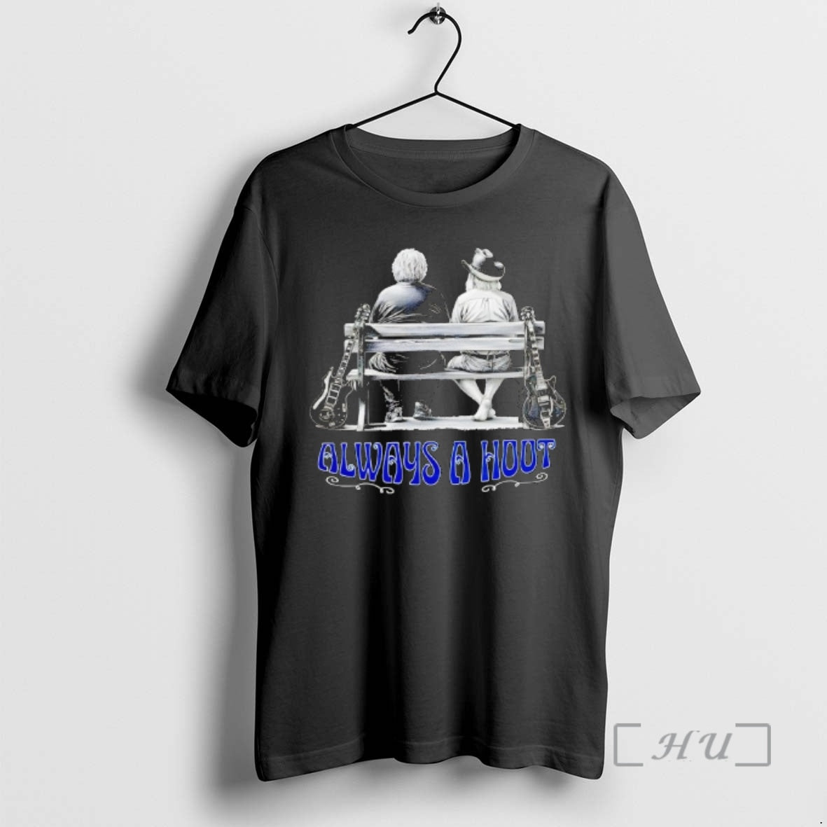 Officials Jerry Garcia And Bob Weir Grateful Dead Always A Hoot Rip Premium T Shirts - T-Shirt, Sweatshirt, Hoodie