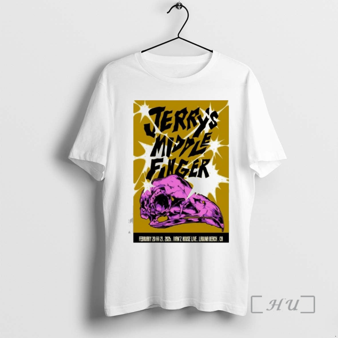 Officials Jerrys Middle Finger Ivanz House Live February 2026 - T-Shirt, Sweatshirt, Hoodie